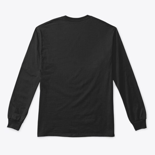 Glitched Black Long Sleeve T-shirt - Image 2