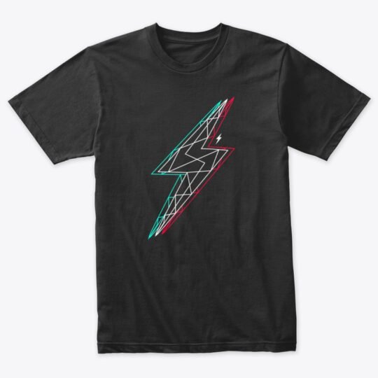 Glitched Black -T-shirt